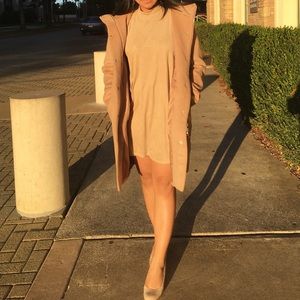 Forever 21 Tan/Cream Dress (trade w/ Elsa)